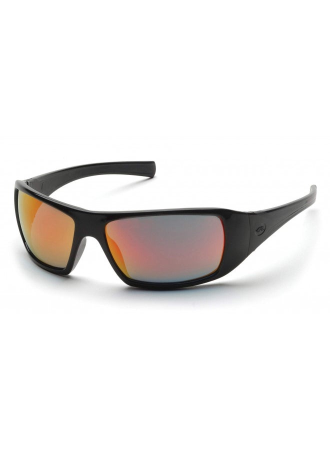 Pyramex Safety Pyramex Safety-SB5645D Goliath Safety Eyewear, Black Frame, Ice Orange Lens  - Image 1