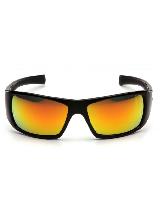 Pyramex Safety Pyramex Safety-SB5645D Goliath Safety Eyewear, Black Frame, Ice Orange Lens  - Image 2