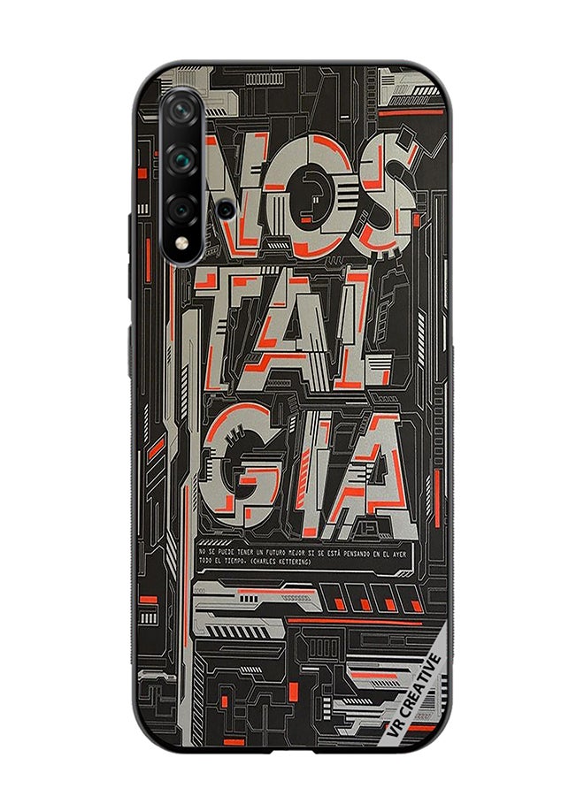 VR CREATIVE Protective Case Cover For Huawei Nova 5T Nostalgia Design Multicolour - Image 1