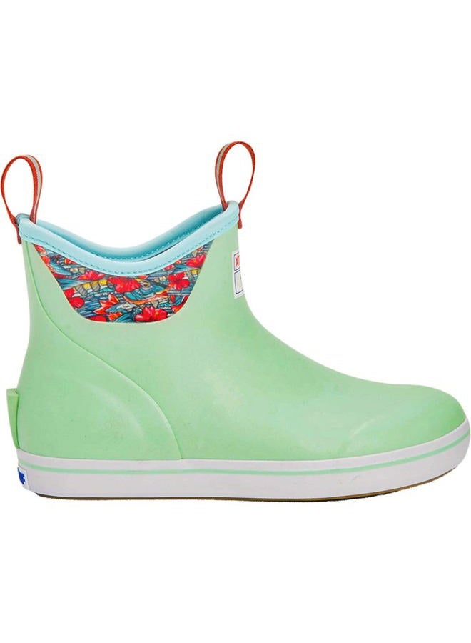 Xtratuf Women's 6 Inch Fishe Wear Ankle Deck Boot Seafoam/Bonefish 7 - Image 1