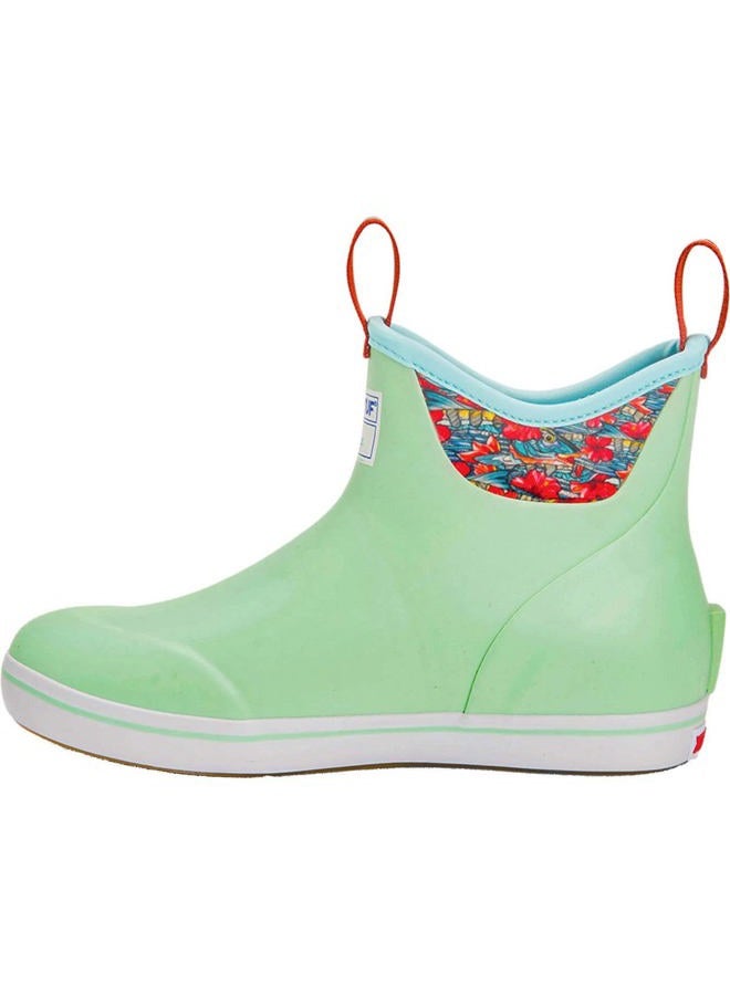 Xtratuf Women's 6 Inch Fishe Wear Ankle Deck Boot Seafoam/Bonefish 7 - Image 5