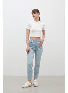 Manuka Bootcut Fit Denim Trousers Light Blue  - Image 1