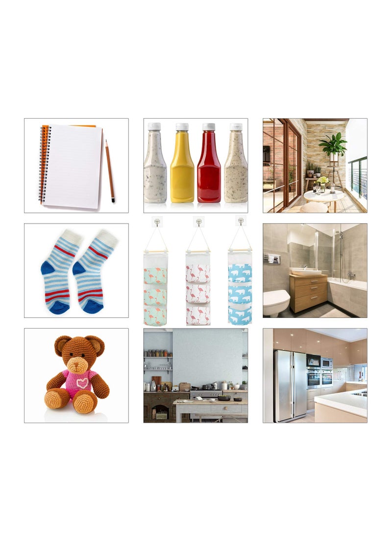 Waterproof Over The Door Hanging Storage Bags, Linen Fabric Wall Organizer for Bedroom & Bathroom, 3-Pack Closet Organizer for Efficient Space Saving. - Image 4