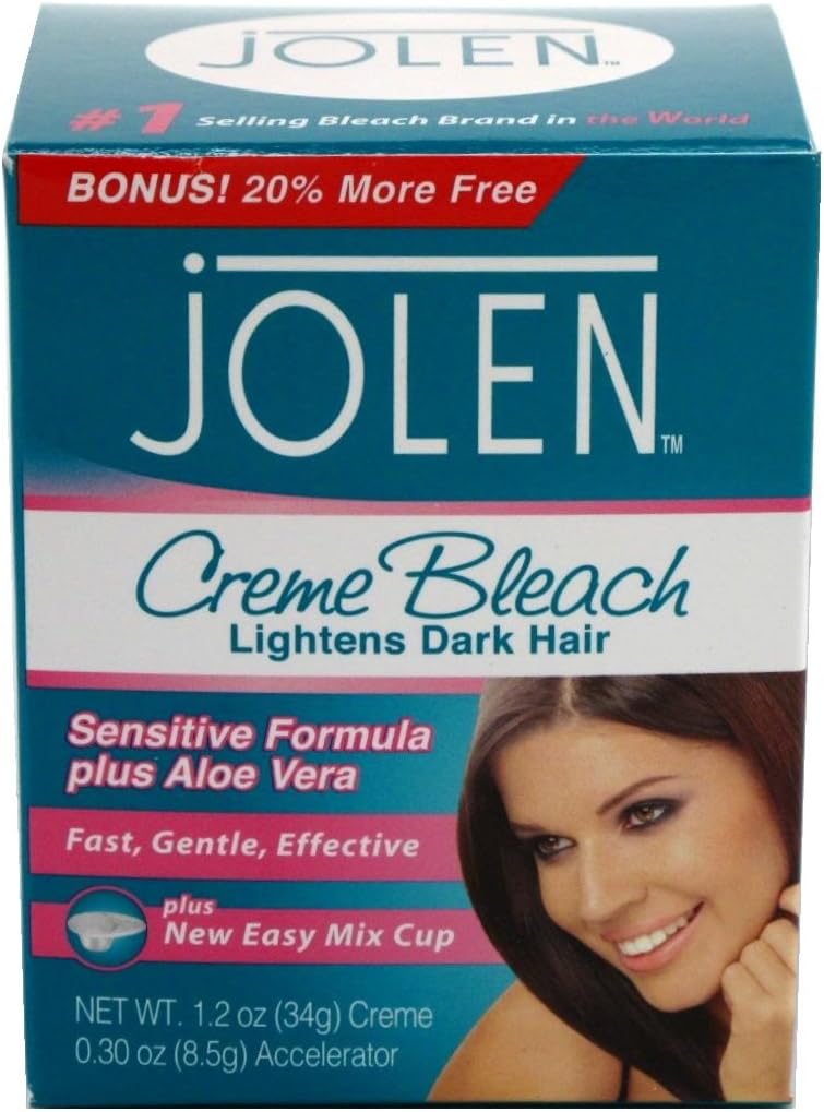 Jolen Creme Bleach Sensitive Formula with Aloe Vera - 1oz (Pack of 6) - Image 4