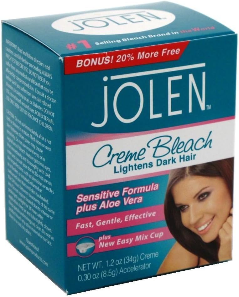 Jolen Creme Bleach Sensitive Formula with Aloe Vera - 1oz (Pack of 6) - Image 2