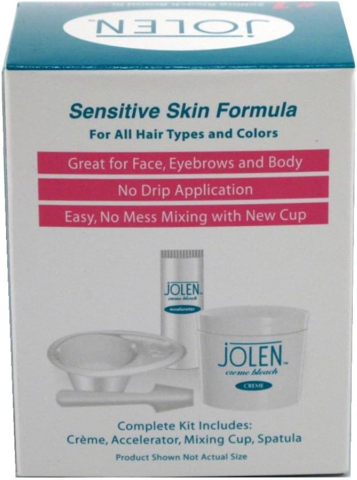 Jolen Creme Bleach Sensitive Formula with Aloe Vera - 1oz (Pack of 6) - Image 5