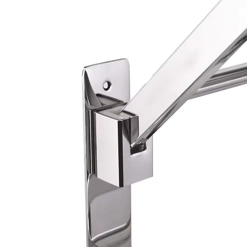 Penora Steel Bathroom Accessories Set Bathroom Hangers for Clothes Chrome Finish Towel Rod for BathroomTowel Rack in Bathroom 18 Inch Bathroom Towel Hanger for Wall Mounted Anti Rust Pack of 1 - Image 5
