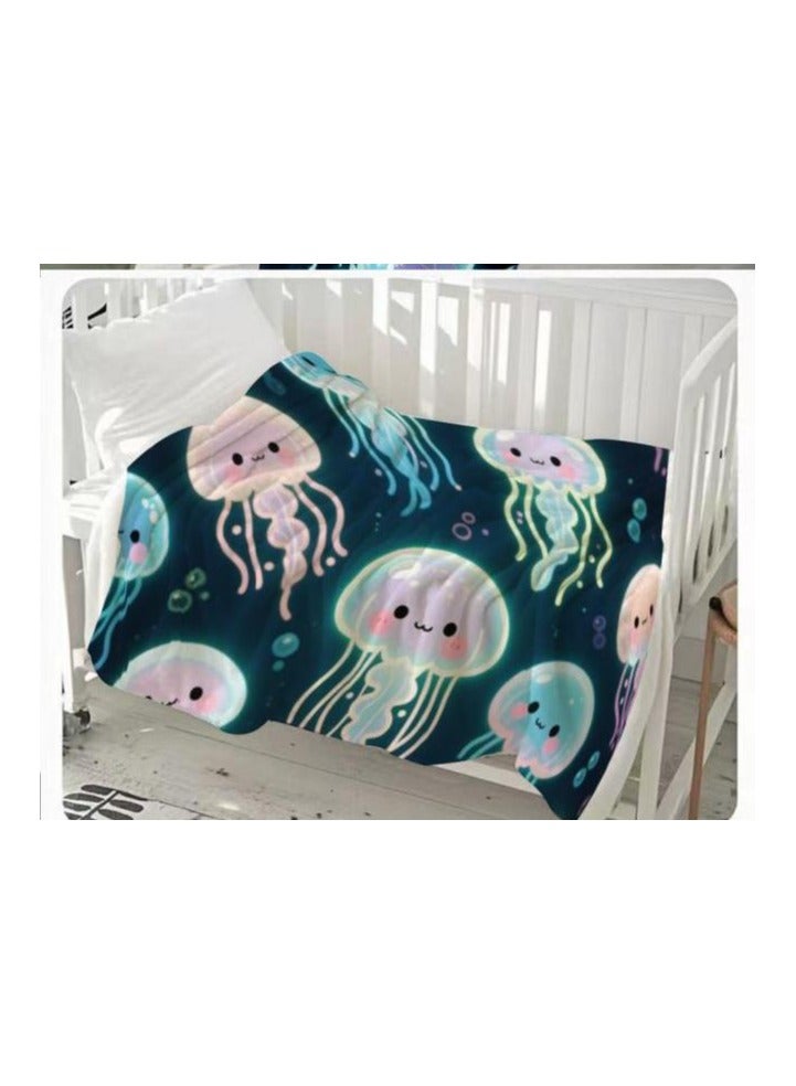 general Children's or student cartoon flannel thin blanket (warm and comfortable, suitable for sleep, games) 100cm*150cm - 281 - Image 3