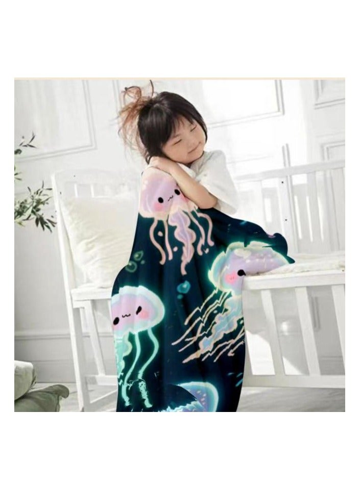 general Children's or student cartoon flannel thin blanket (warm and comfortable, suitable for sleep, games) 100cm*150cm - 281 - Image 4