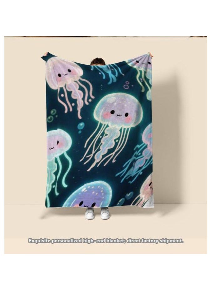 general Children's or student cartoon flannel thin blanket (warm and comfortable, suitable for sleep, games) 100cm*150cm - 281 - Image 5