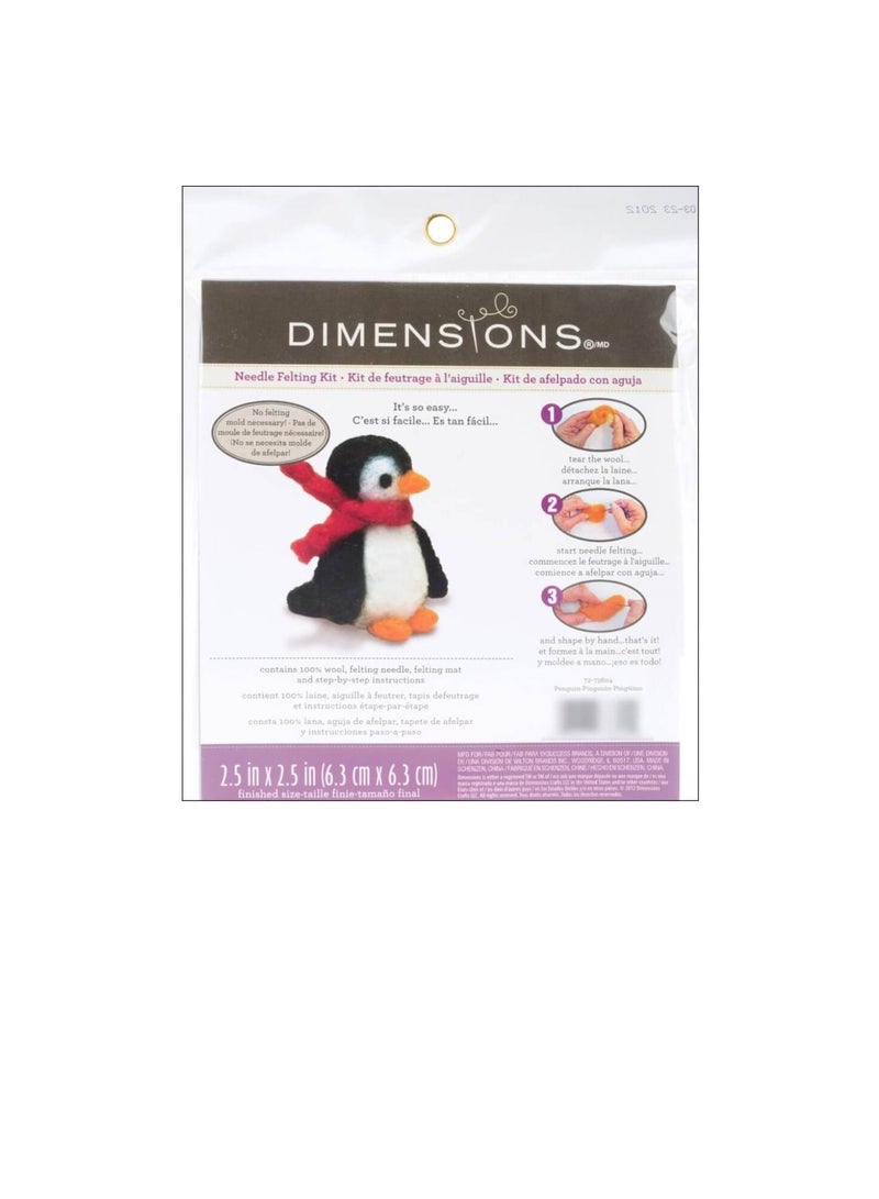 Dimensions Feltworks Needle Felting Kit Penguin - Image 2