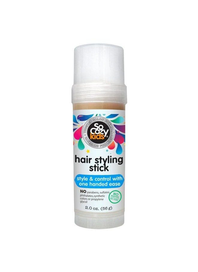 SO COZY So Cozy Kids Hair Wax Stick, Easy & Quick Styling Wax Stick for Hair (2 Oz) Flyaway Hair Tamer, Slick Back & Shape with Precision, No Parabens, Sulfates, Synthetic Colors or Dyes  - Image 1