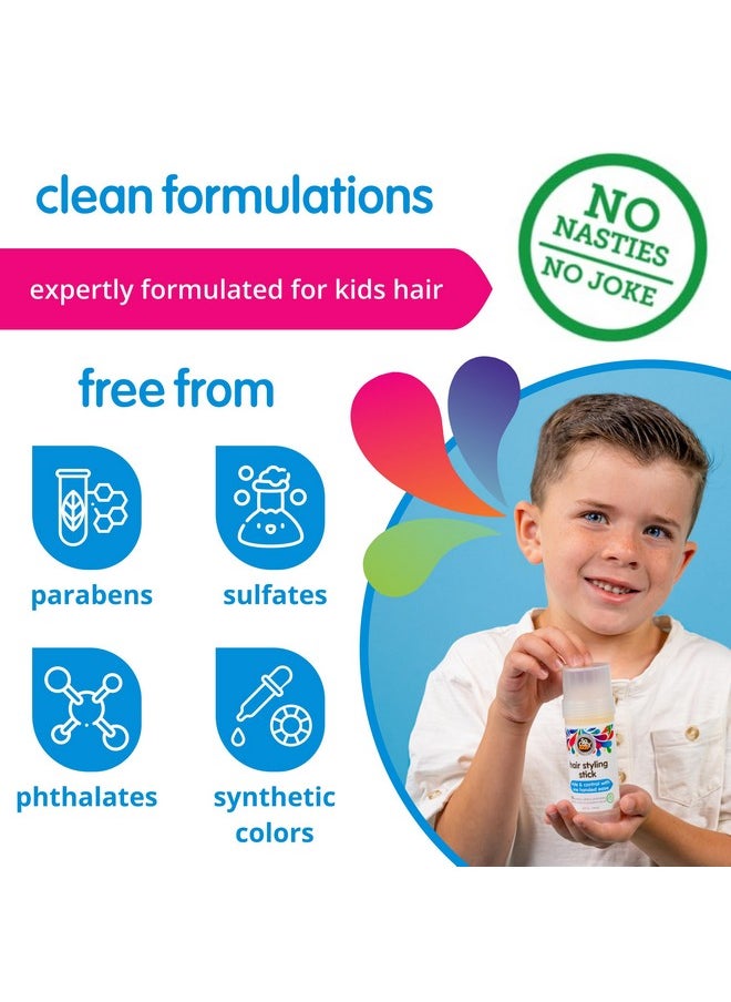 SO COZY So Cozy Kids Hair Wax Stick, Easy & Quick Styling Wax Stick for Hair (2 Oz) Flyaway Hair Tamer, Slick Back & Shape with Precision, No Parabens, Sulfates, Synthetic Colors or Dyes  - Image 5