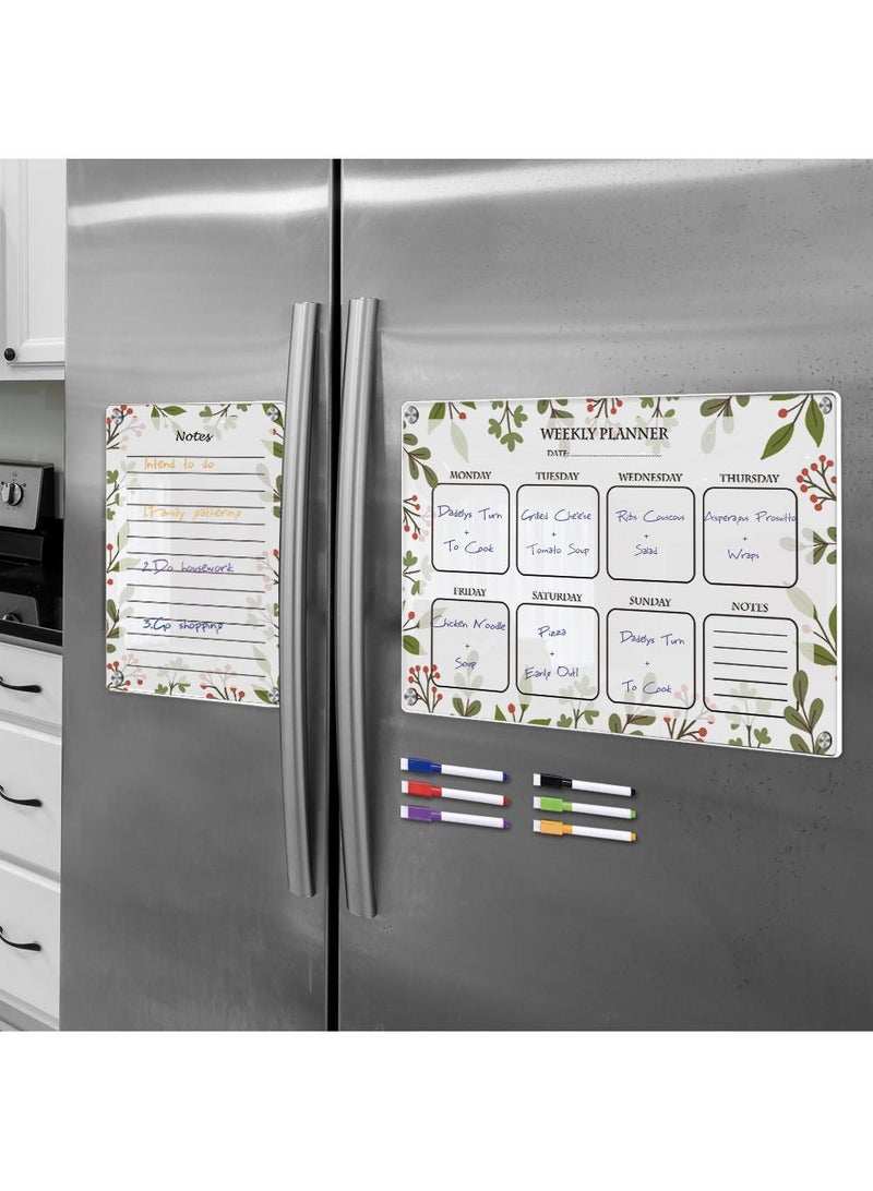 Magnetic Transparent Acrylic Week Plan Memo Message Board Erasable Magnetic Refrigerator Sticker - Image 4