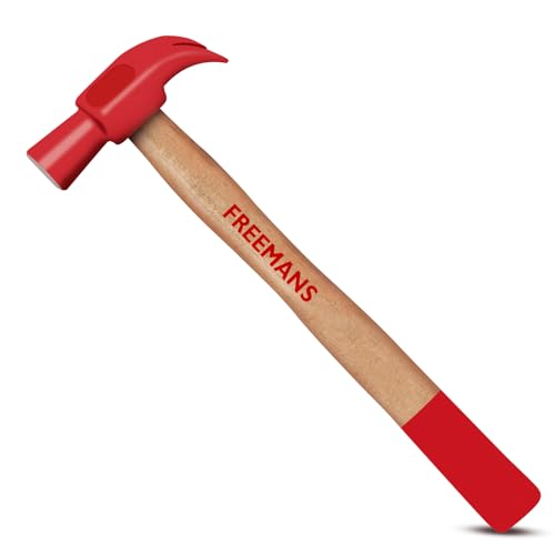 FREEMANS 1 lb CH450 Claw Hammer with Seasoned Wood Handle || Induction hardened || Drop forged Use For prying || Splitting Wood || Tearing Drywall and Industrial & Home Professional - 450g - Image 1