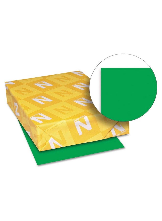نينا بطاقات ملونة من أستروبرايتس 8.5 × 11 65 رطل / 176 جرامًا للمتر المربع أخضر جاما 250 ورقة (22741) - Image 1