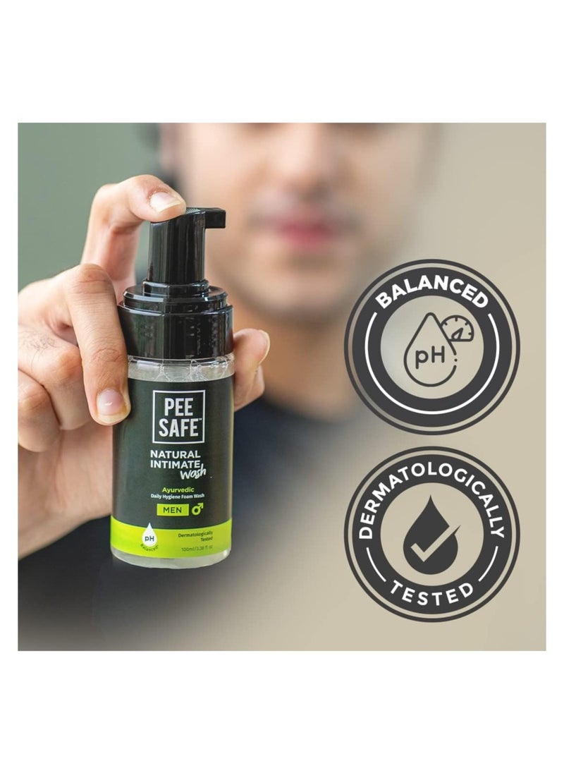 PEESAFE PEESAFE Natural Intimate Wash for Men | with Tea Tree Essential Oil | Ayurvedic | Mens Intimate Wash | Ball Wash for Men | Men Genital Wash | Intimate Wash Men | Mens Ball wash  - Image 3