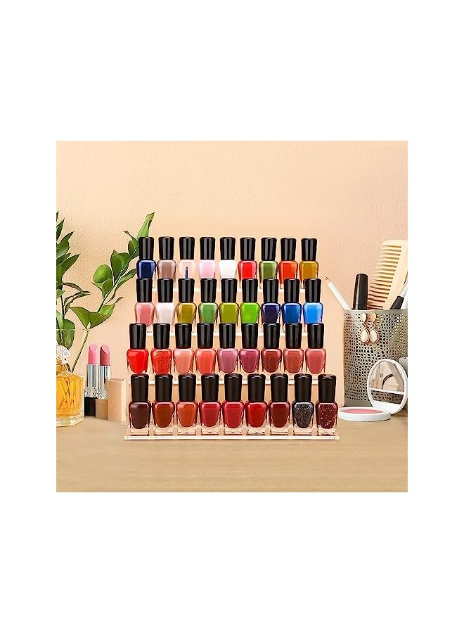 The Bros منظم عطور 4 طبقات، رف عرض أكريليك لحامل الكب كيك، حامل عرض طبقي صغير لعرض العطور والكولونيا، حامل منظم للعطور، زينة لتحف الكريستال - Image 5