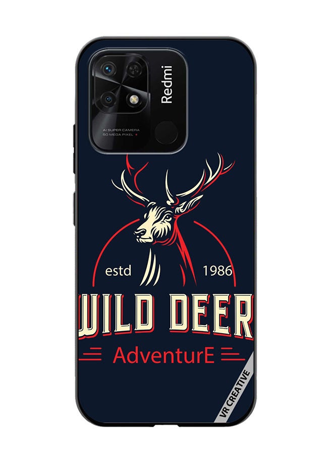 VR CREATIVE Protective Case Cover For Xiaomi Redmi 10C Wild Deer Design Multicolour - Image 1
