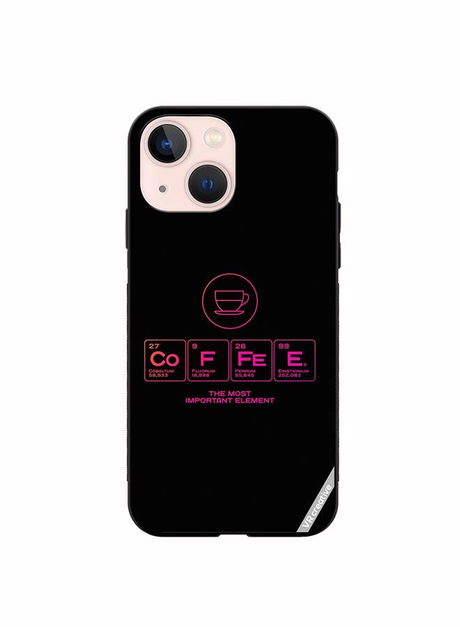 VR CREATIVE Protective Case Cover For Apple iPhone 13 mini Coffee Design Multicolour - Image 1