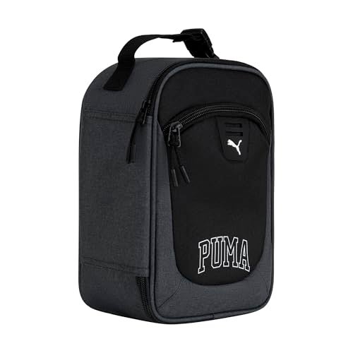 PUMA Unisex Kid's Rally Lunch Box, Black/Granite Heather, Small - Image 2