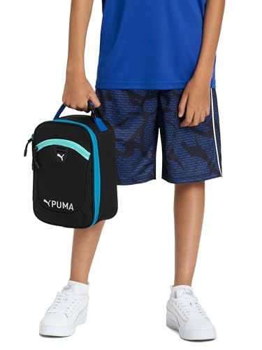 PUMA Unisex Kid's Rally Lunch Box, Black/Granite Heather, Small - Image 5