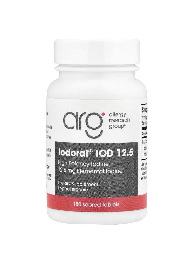 Optimox, Iodoral® IOD 12.5, 12.5 mg, 180 Scored Tablets