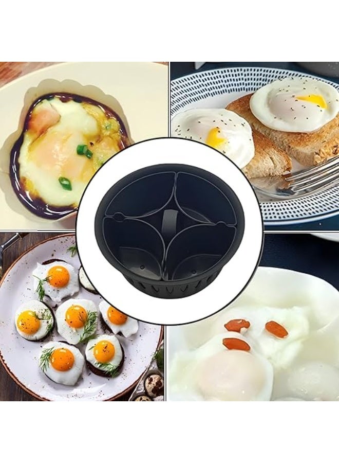 حامل بيض 2 في 1 عملي لطهي ورفع البيض المسلوق بسهولة وأمان. - Image 2