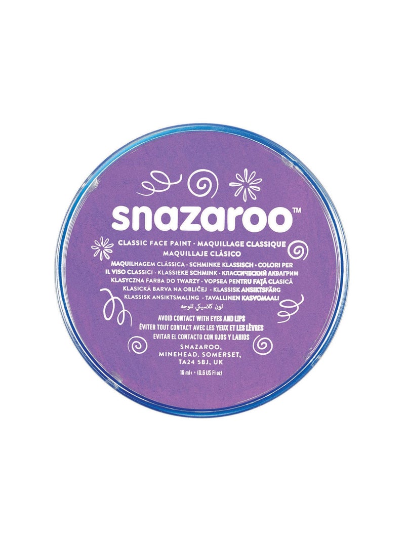 Snazaroo Classic Face and Body Paint, 18.8g (0.66-oz) Pot, Lilac - Image 4