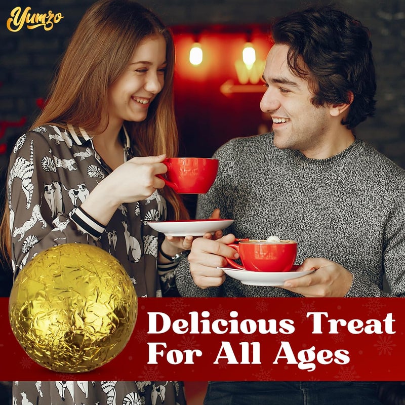 قنابل الشوكولاتة - عبوة 3 - قنبلة شوكولاتة محشوة بمارشميلو صغير ومسحوق كاكاو - تصنع قنابل كاكاو ساخنة كبيرة - هدية ممتعة للحفلات. - Image 3