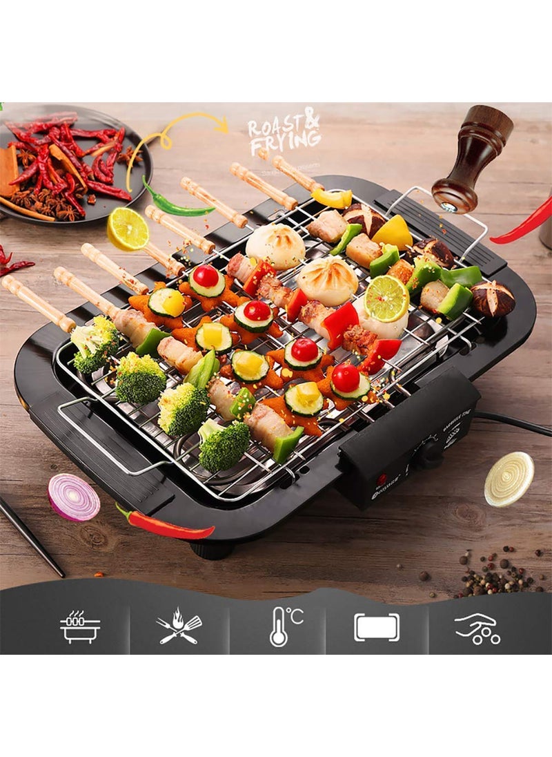 Kmart KHODIYAR Grill Grilling Machine Charcoal Electric DualPurpose Household Outdoor MultiFunction Double Electric Oven 2000W Barbecue  - Image 2