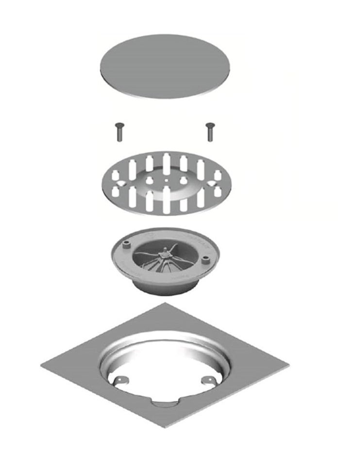 MODI Stainless Steel Floor Drain Cover - Heavy-Duty Bathroom & Kitchen Drainage System, Anti-Odor & Sewage Backflow Prevention  - Image 5