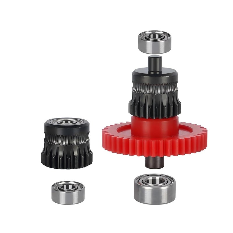 Creality Extruder Gear Kit 2PCS Hardened Steel DLC Coating For 3D Printer - Image 2