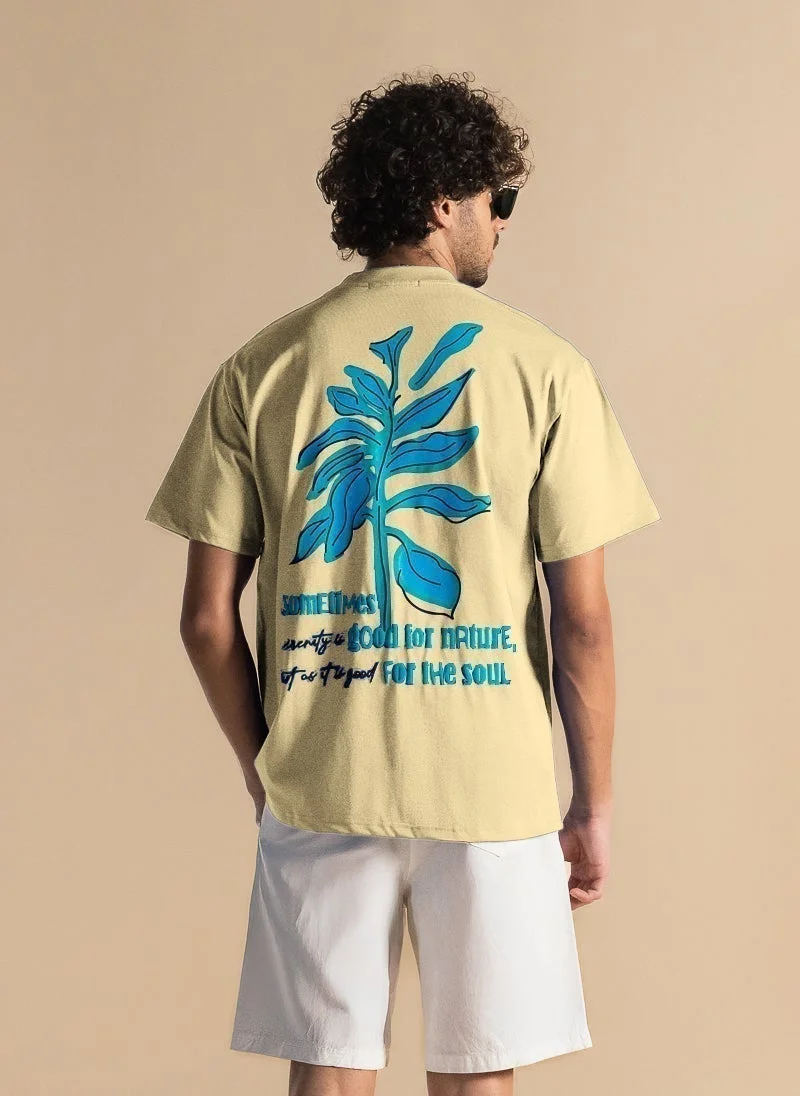 شايبس تيشيرت بطباعة متباينة