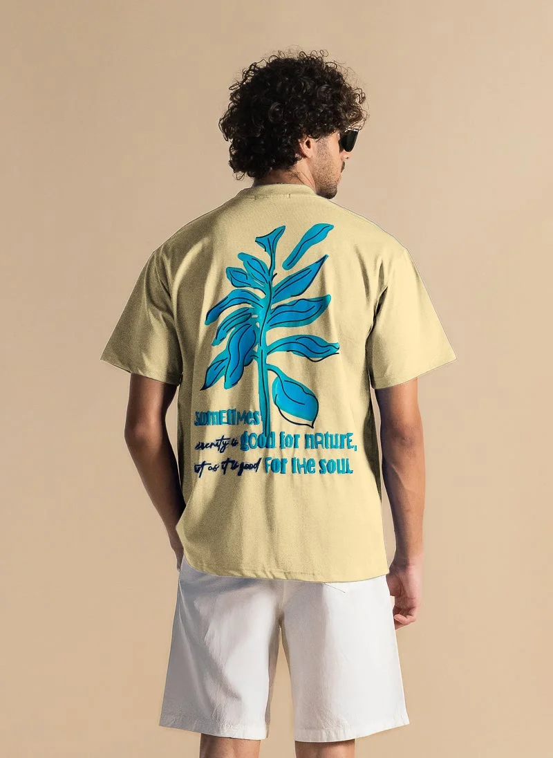 شايبس تيشيرت بطباعة متباينة