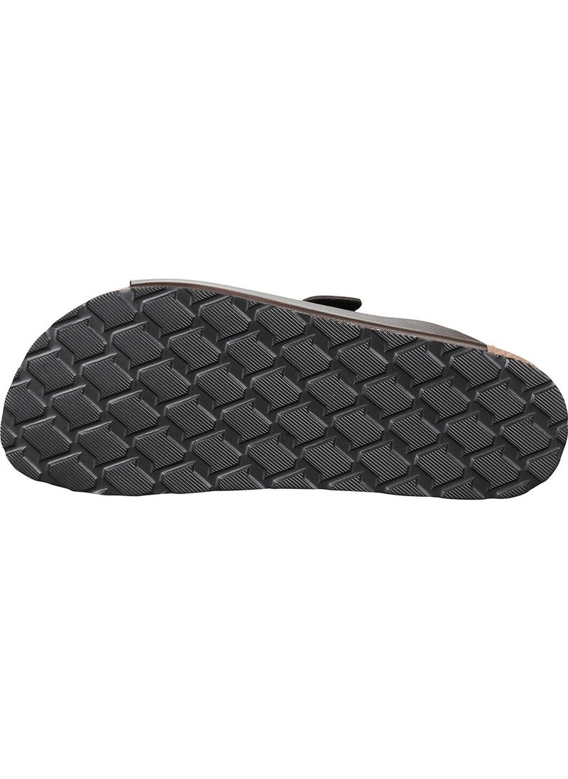 Gezer - Men's Summer Slippers Two Buckles Black 14635 - Image 1