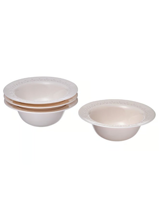 Bowl Off white Diameter 16 cm Volume 0.3 L Package Quantity 4 Pack - Image 1