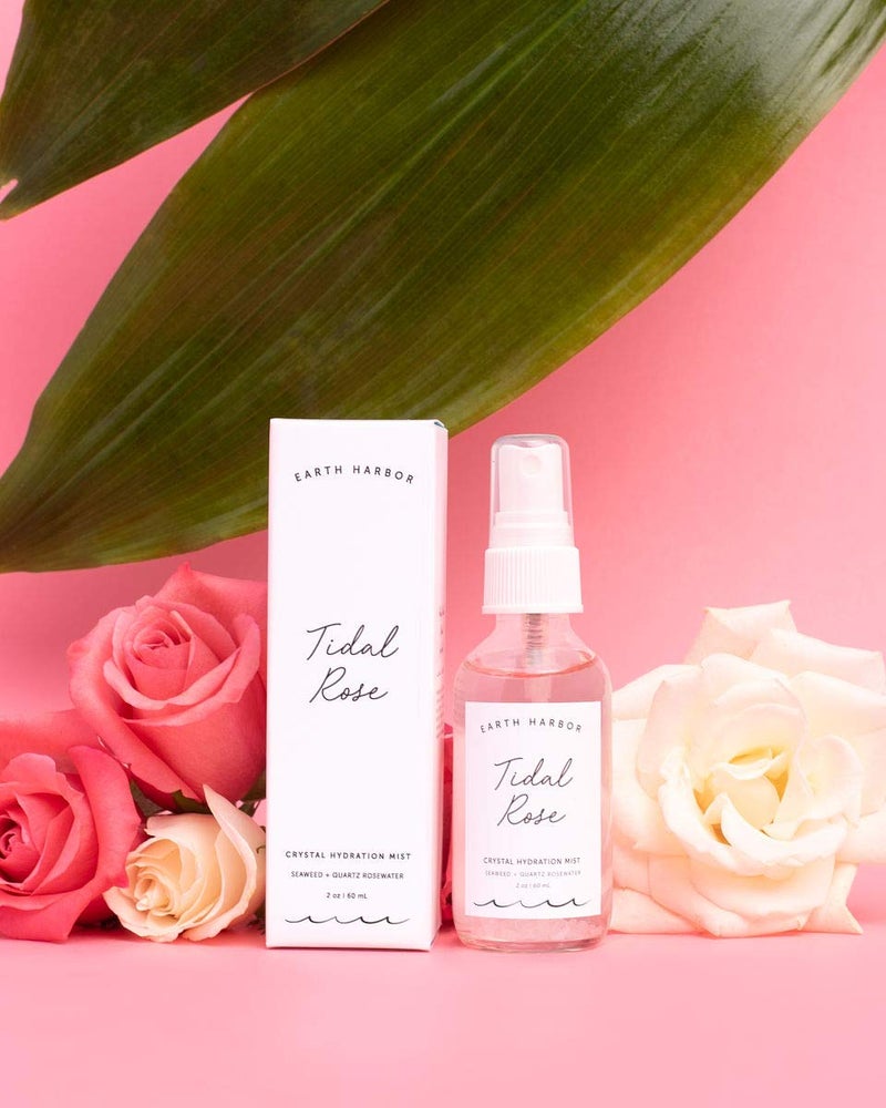 Earth Harbor | Tidal Rose Crystal Hydration Toner - Soothes Inflammation & Tones | Rose Water + Rose Quartz + White Tea | 100% Natural & Cruelty-Free | 2 fl oz - Image 5