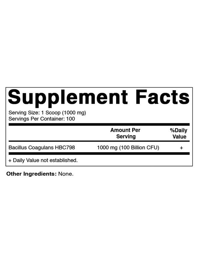 Vitamatic Bacillus Coagulans Probiotic Powder - Digestive Health Support - 100 Gram (3.5 OZ) - 100 Servings - Image 2