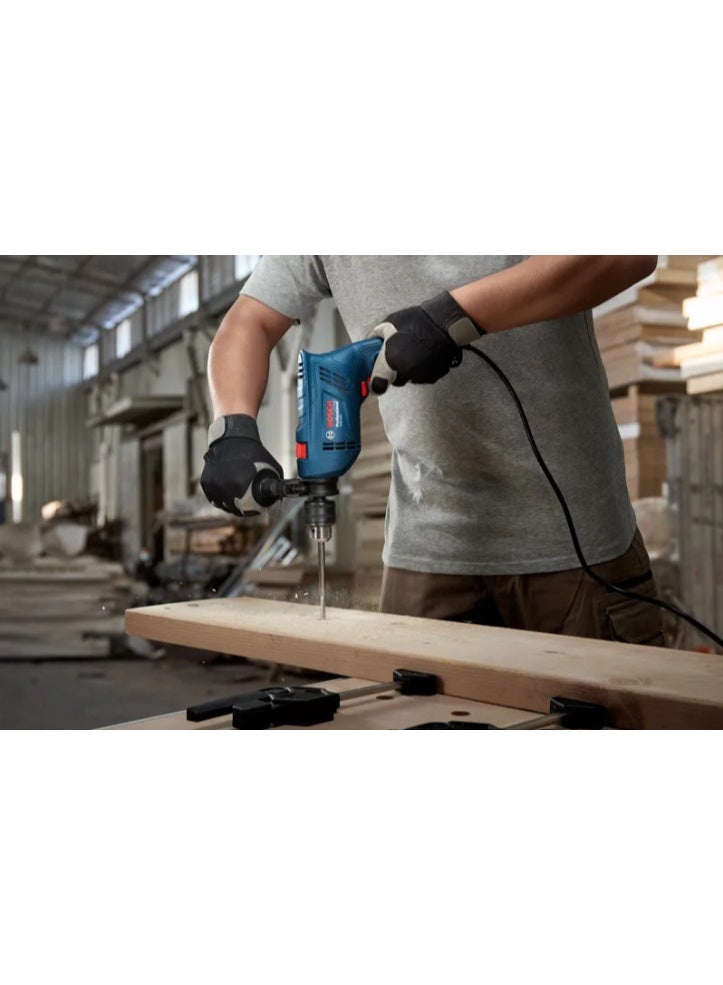 BOSCH GSB 600 Professional Hammer Drill – 600W Electric Drill, 13mm Chuck, Variable Speed Impact Drill for Concrete, Wood & Metal – Heavy Duty Performance - Image 3