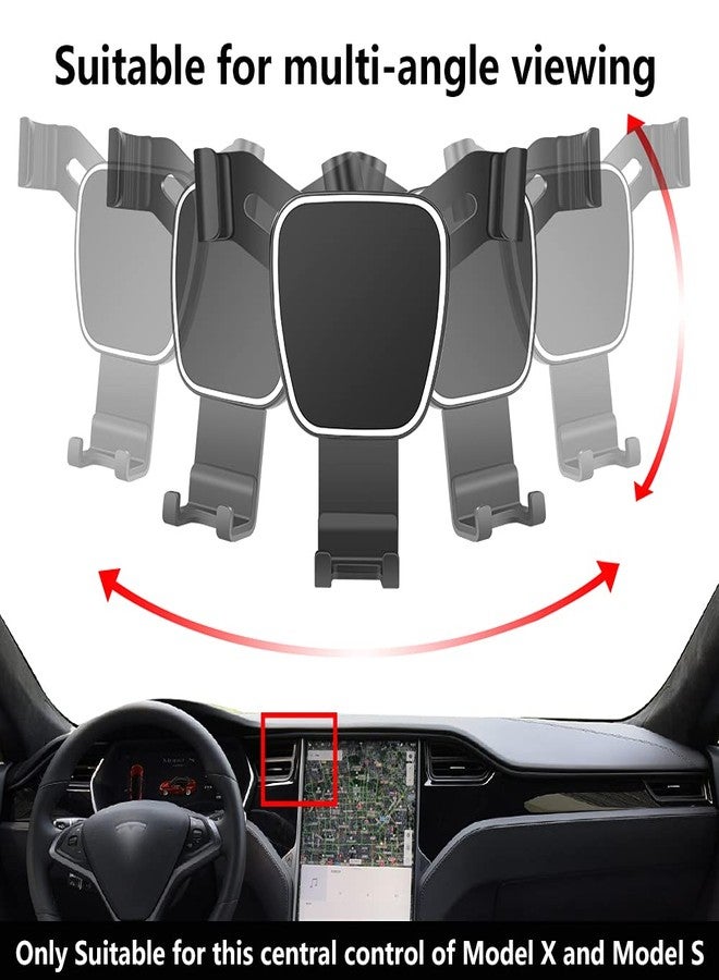 musttrue Car Phone Holder for 2016-2020 Tesla Model X and 2012-2020 Model S SUV Auto Accessories Navigation Bracket Interior Decoration Mobile Cell Phone Mount - Image 5