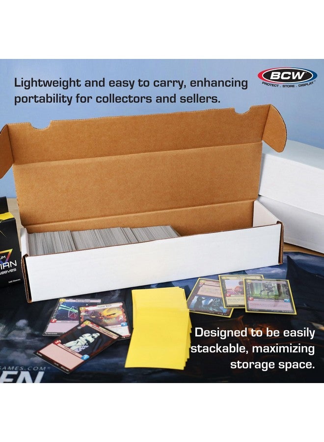 BCW 800 Count Trading Card Storage Box - 3 Pack | Cardboard Organizer for Baseball, Basketball, Football Cards, MTG, Pokemon | Card Game Storage & Protection | Card Storage Box | Assembly Required - Image 5