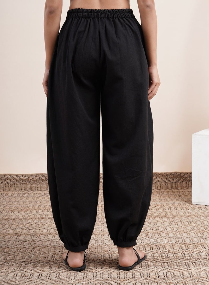 Abhishti Black Pathani Pants  - Image 4