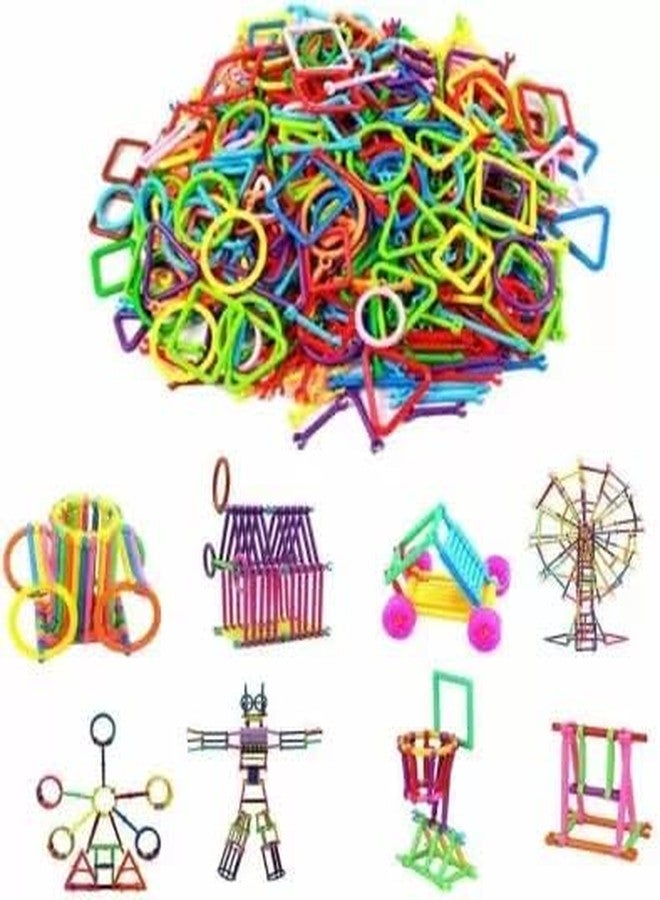 Yaayi Assembly Building Blocks for Kids, Stick Block Games for Kids Learning Toys for Kids - 185 Pcs (Multicolor) - Image 5