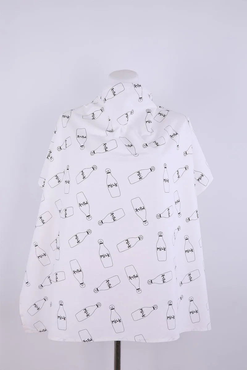 بيبي هولا Patterned Breastfeeding Bib 100% Cotton 1234