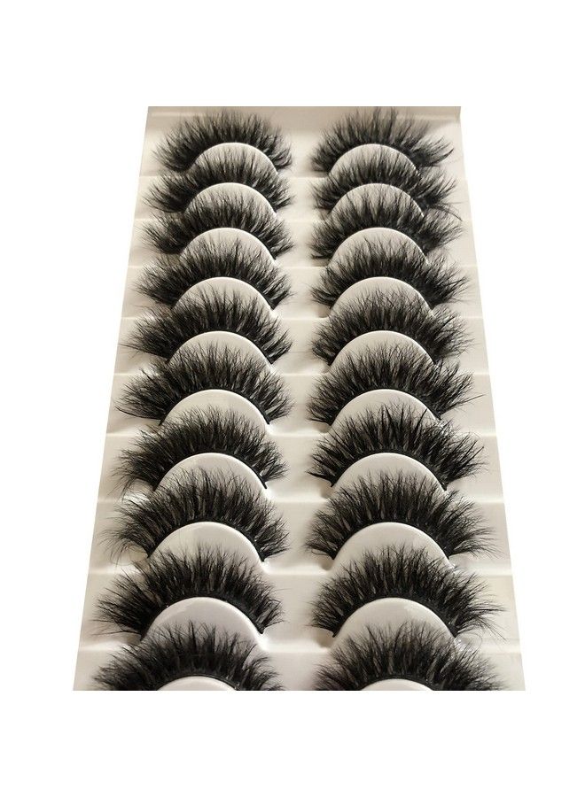 Gmagictobo Fake Eyelashes Natural 15Mm Cat Eye Lashes Pack Short Fluffy Faux Mink Thick Curly 3D Dramatic Soft Strip False Eye Lashes Multipack - Image 3