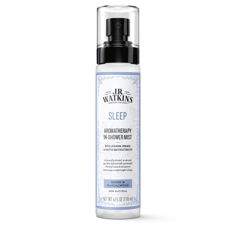 J.R.WATKINS J.R. Watkins Sleep Aromatherapy in-Shower Mist, Natural Monoi & Sandalwood, 4 oz - Image 1