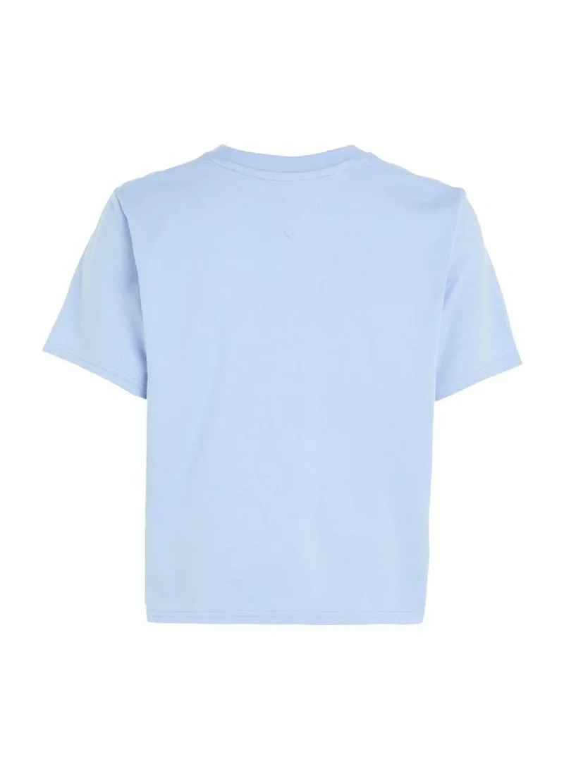 TOMMY JEANS Women's Boxy New Classics T-Shirt - Cotton, Blue