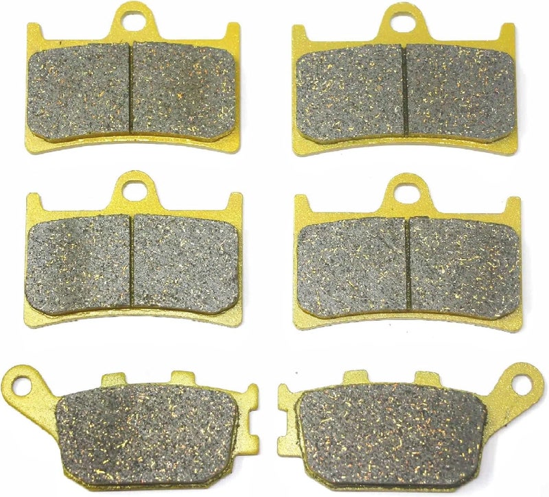 Master Chen Front and Rear Brake Pads for Yamaha YZF R1, R6, and R6S - Image 1