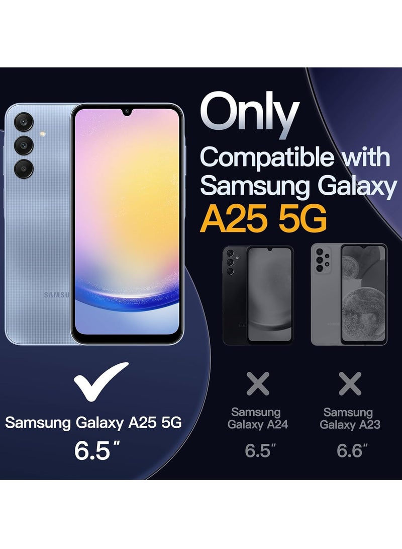 BORTONY Samsung Galaxy A25 Case Cover Flexible Soft Silicone Slim Fit Case for Galaxy A25 Anti Scratch with Inside Microfiber Lining Shockproof Protective Phone Case for Galaxy A25 5G 6.5 inch - Image 2